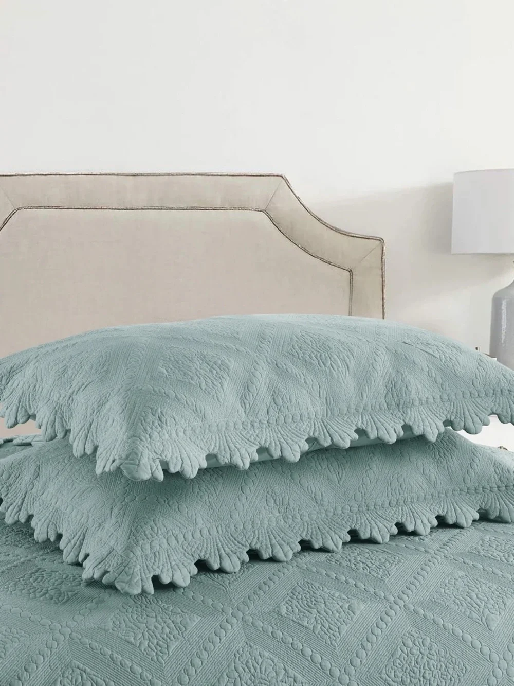 3 PIECE 100% COTTON OVERSIZED LIGHTWEIGHT QUILT BEDSPREAD SET